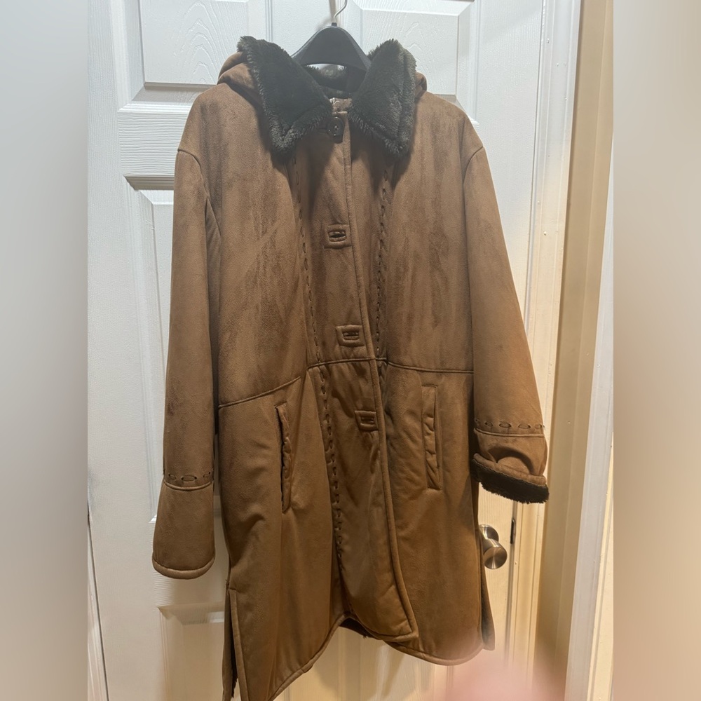 Women’s Faux-Suede Coat